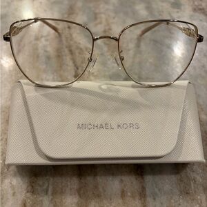 Michael Kors Women's Glasses in Shimmering Gold, model M3081D, with case